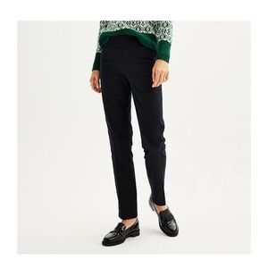 Croft & Barrow Black Straight Leg Pants